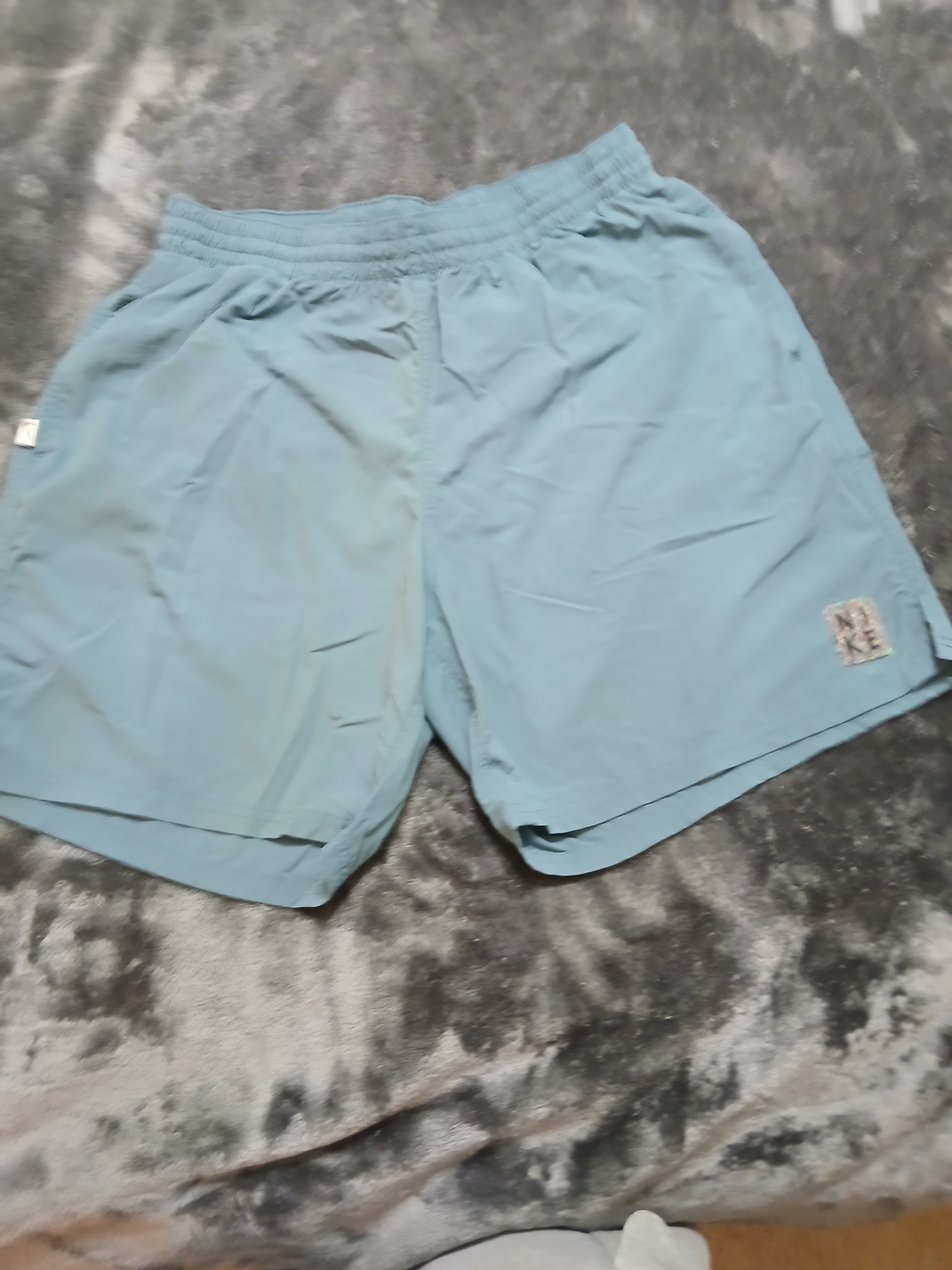 Nike Men's Light Blue Athletic Shorts